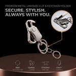 4 in 1 Keychain Spinner Multi-Function Tool Waist Double Ring Keychain Gift