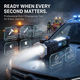 8 in 1 Portable Rechargeable Torch LED Flashlight