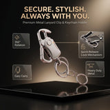 4 in 1 Keychain Spinner Multi-Function Tool Waist Double Ring Keychain Gift