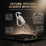 4 in 1 Keychain Spinner Multi-Function Tool Waist Double Ring Keychain Gift